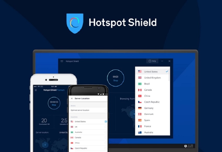 Hotspot Shield - Phần mềm Fake IP độc đáo